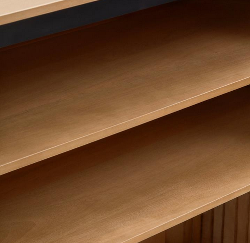 BASCO libreria h 90 cm in legno massello dogato design living casa